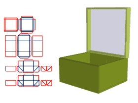 Foldable, top and bottom lid premium box, The V-groove cover does not fold, bottom gray board V-groove, can be flattened for transportation