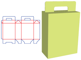 Portable, lock Bottom box,Gift box design, health care product packaging, fruit packaging, with hand gift box, corrugated gift box, egg box, seafood packaging box