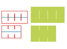 Knife card, neto, partition